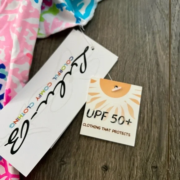 Lulu B Coral Reef Print UPF 50+ Cooling Shift Dress NWT M New With Tags medium​ - Picture 8 of 10